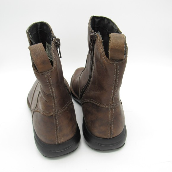 Merrell Womens Sz 6.5 Tetra Catch J45008 Brown Leather Waterproof Chelsea Boots - Picture 6 of 9